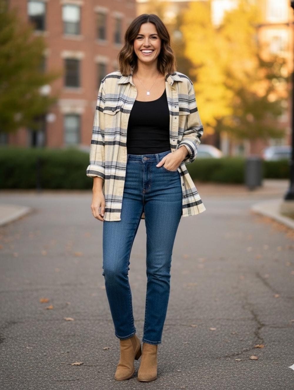 Carhartt Women's Tencel Fiber Series Relaxed Fit Long Sleeve Flannel